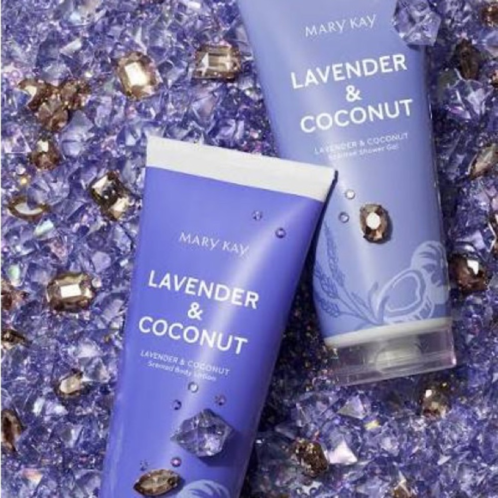 Mary Kay Lavender and Coconut Shower Gel and Body Lotion Set